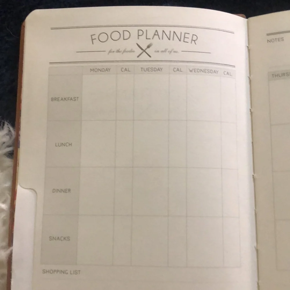 Brand New Recipe Journal AND Food Planner + extras